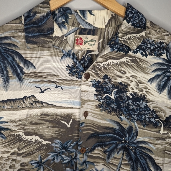 Hilo Hattie Original Hawaiian Shirt Button Down Mens XL - Picture 3 of 5